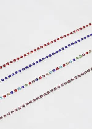 Rhinestone Tassel Har Clip