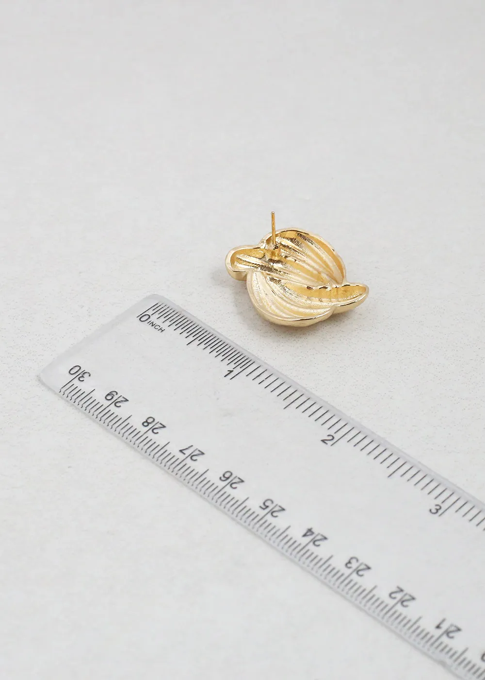 Ribbed Twisted Knot Earrings