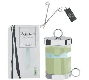 Rigaud Jasmin Large Model Candle and Gute Wick Cutter Bundle (Two Piece Bundle)