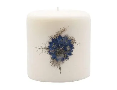 Rosy Rings Pillar Botanical Candle Size: 25'' D x 3.5'' H (Beach Daisy)