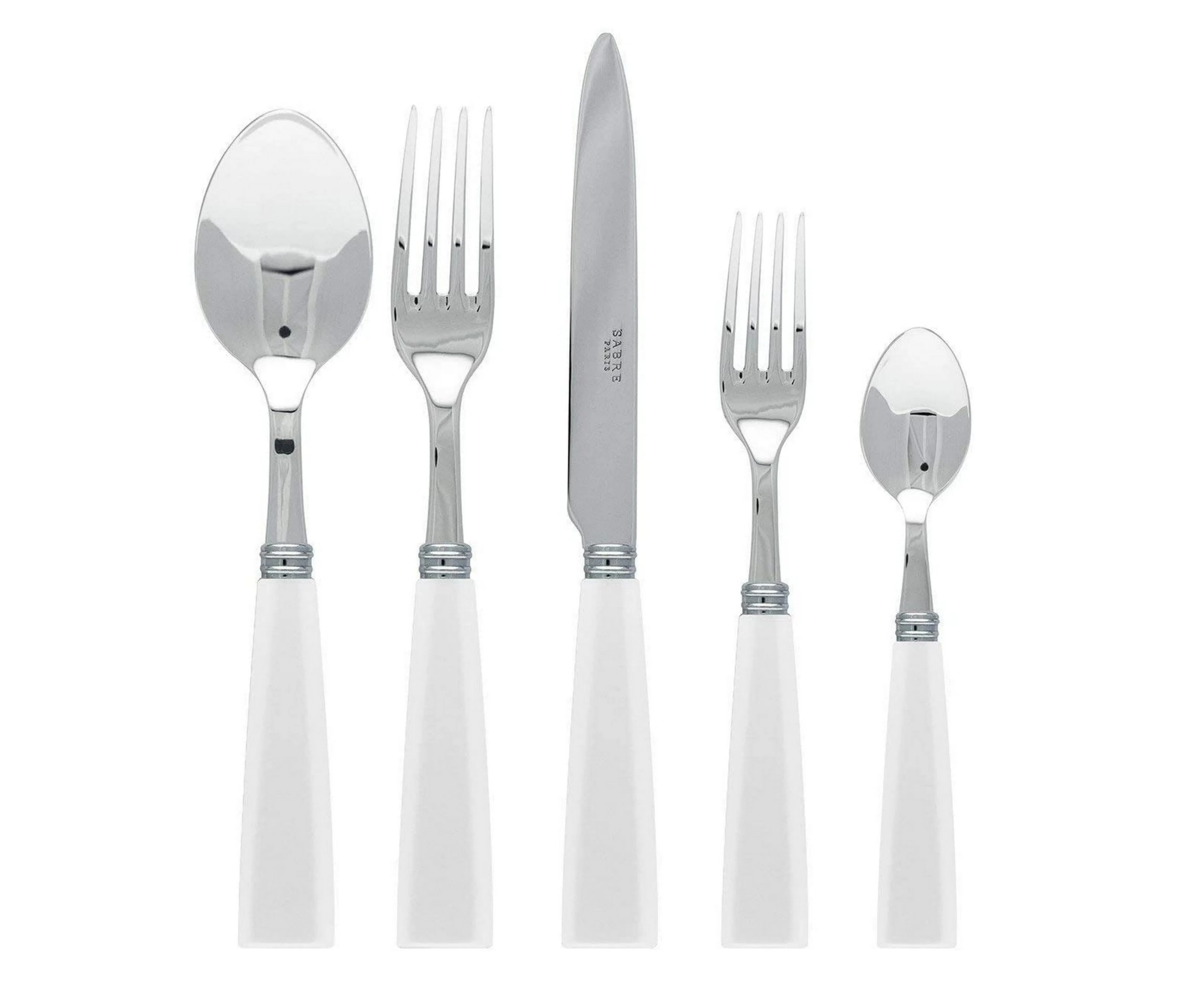 Sabre Natura 20-Piece Service for 4 White Flatware Set