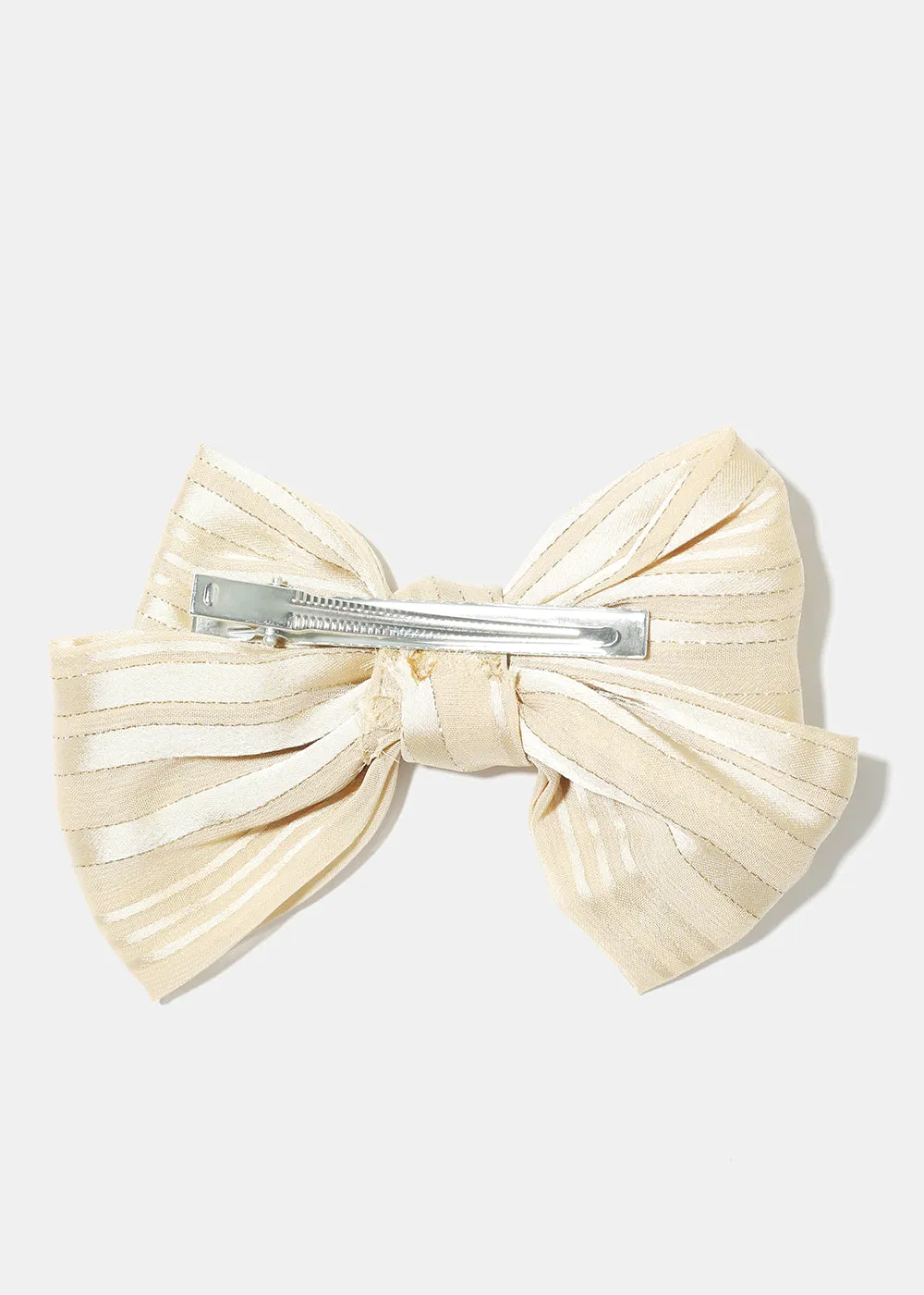 Satin Bow Hair Clip