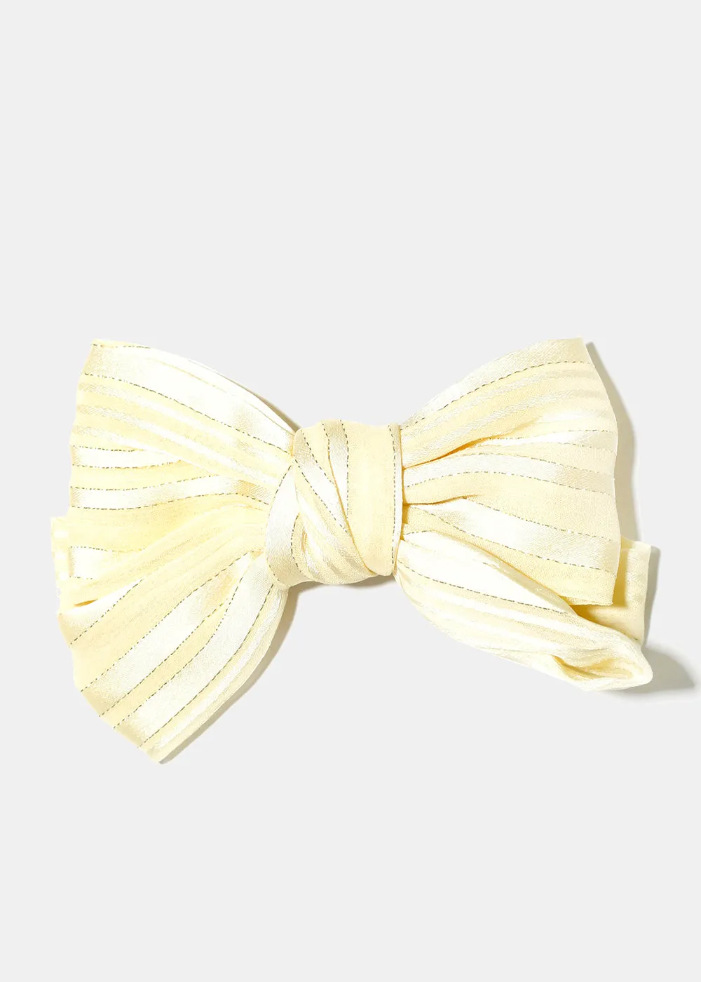 Satin Bow Hair Clip