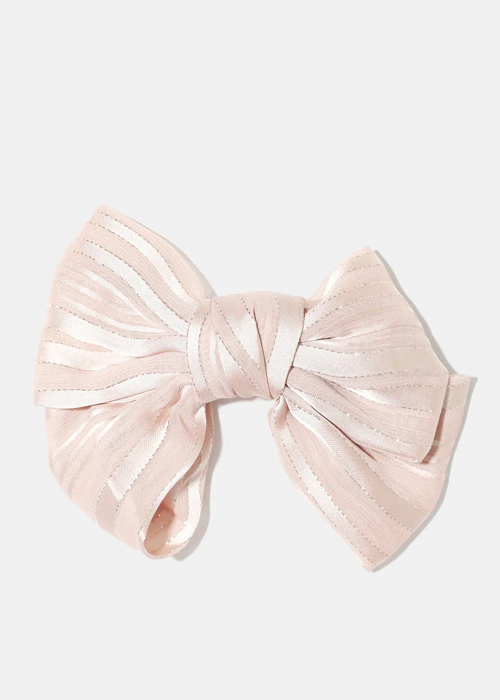 Satin Bow Hair Clip