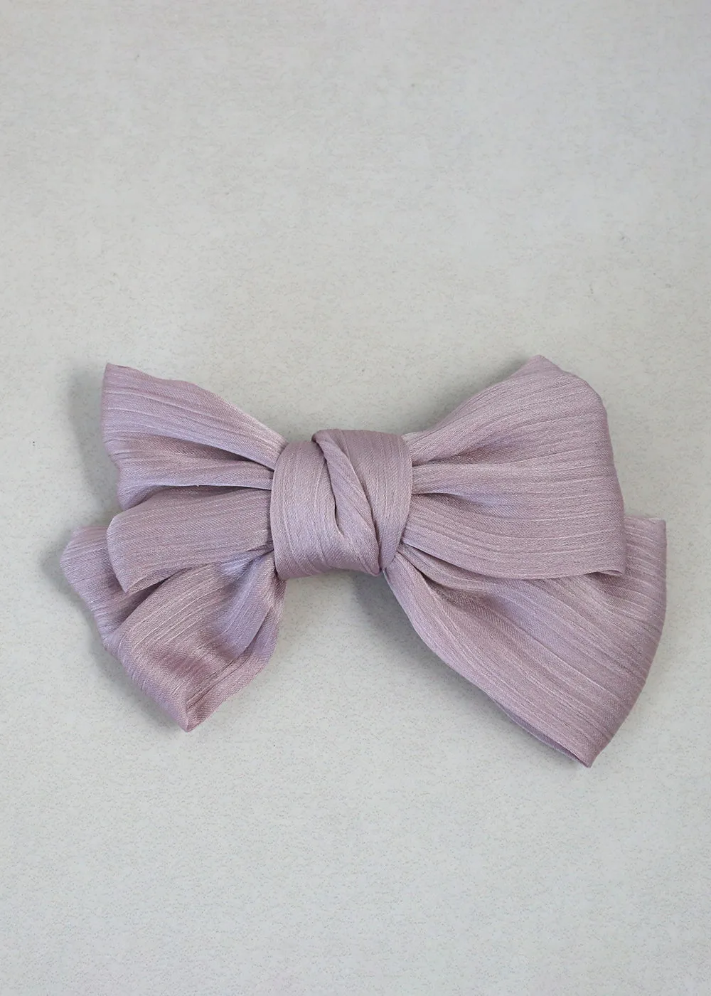 Satin Bow Hairclips