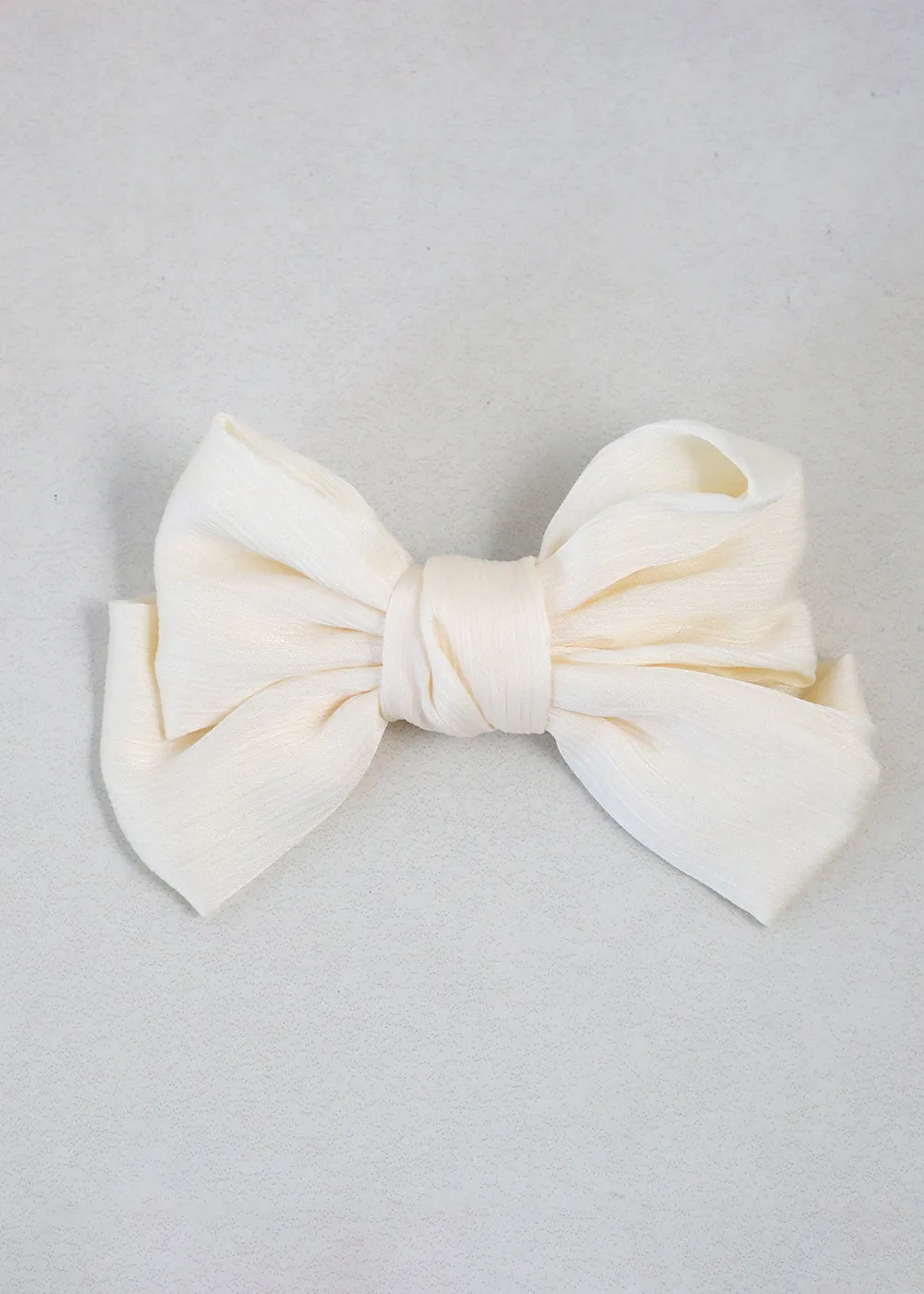 Satin Bow Hairclips