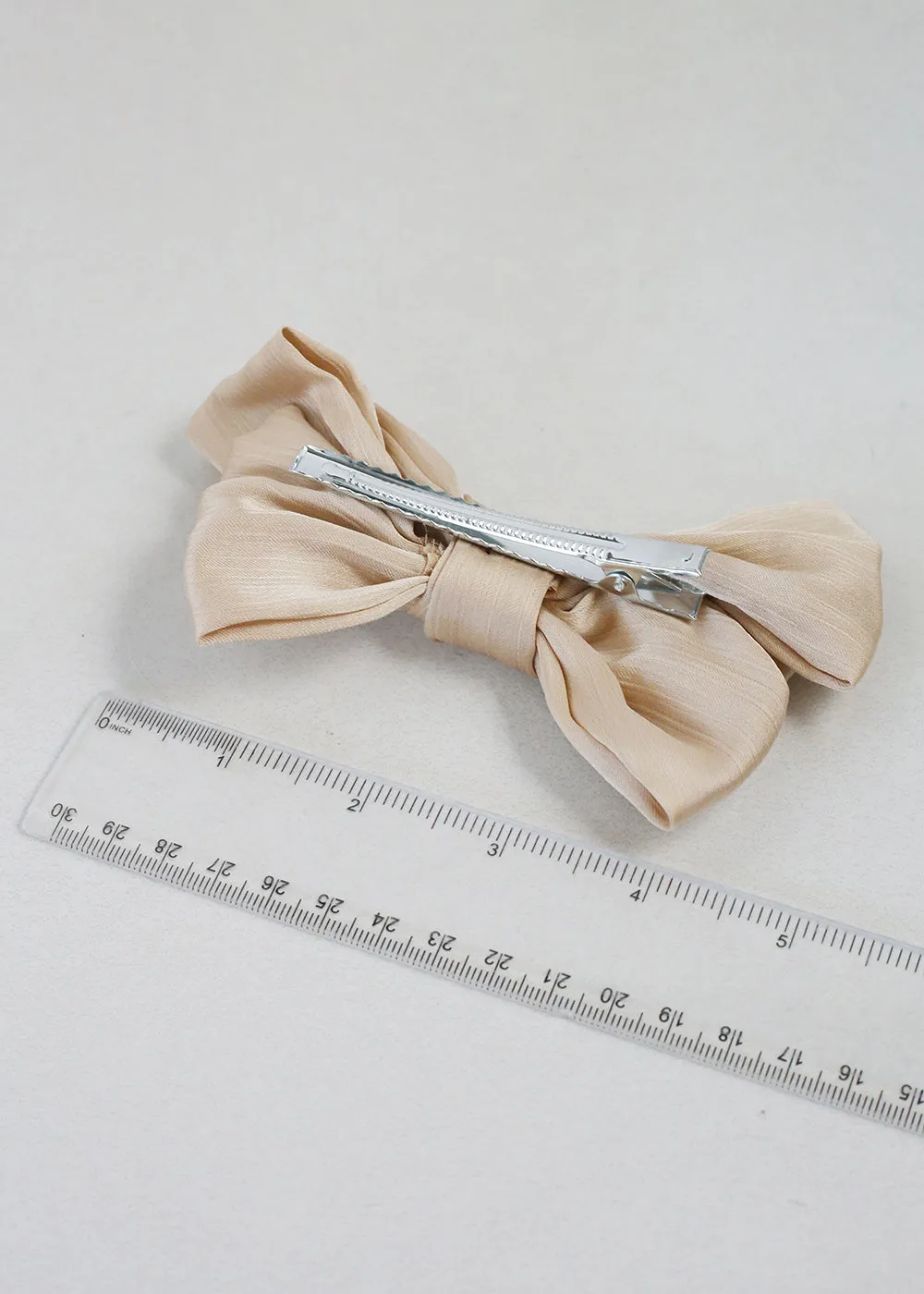 Satin Bow Hairclips