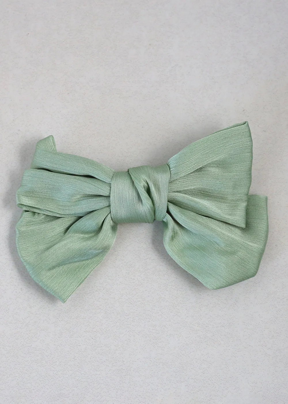 Satin Bow Hairclips