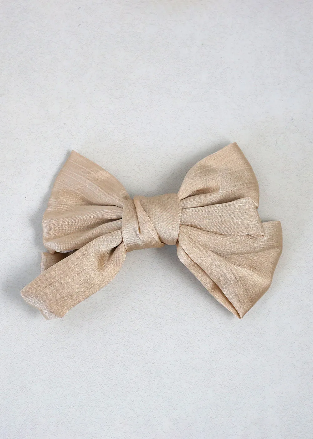 Satin Bow Hairclips