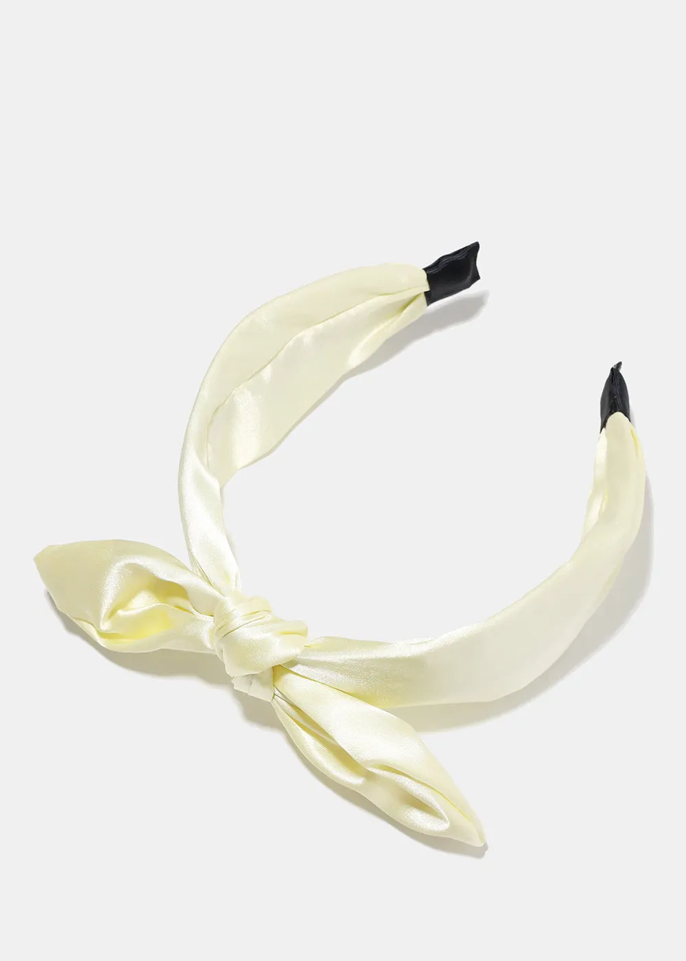 Satin Headband with Bow