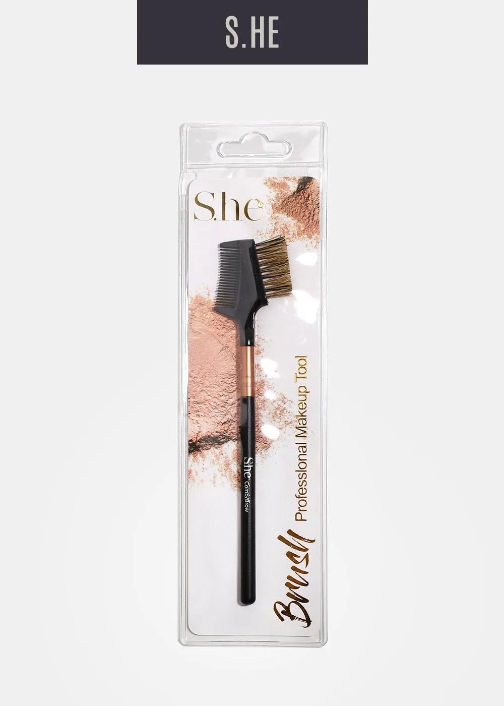 S.he Makeup Eyebrow Comb Brush