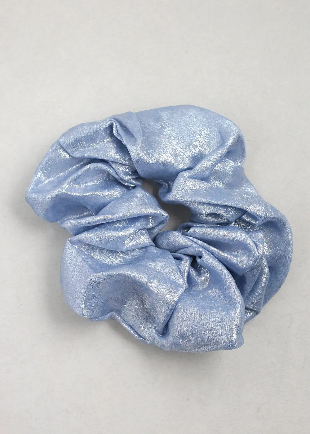 Shimmering Metallic Scrunchies