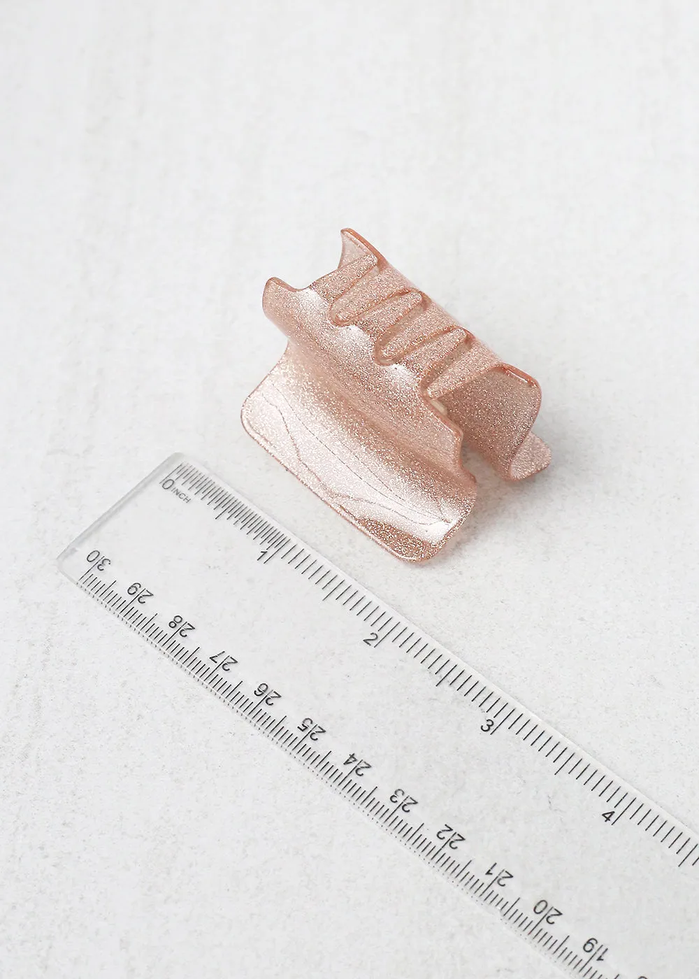 Small Glitter Jaw Hair Clip