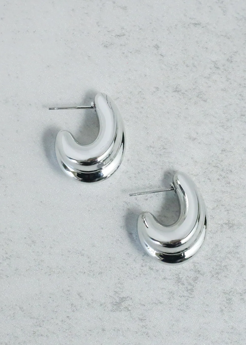 Statement Half Hoop Earring