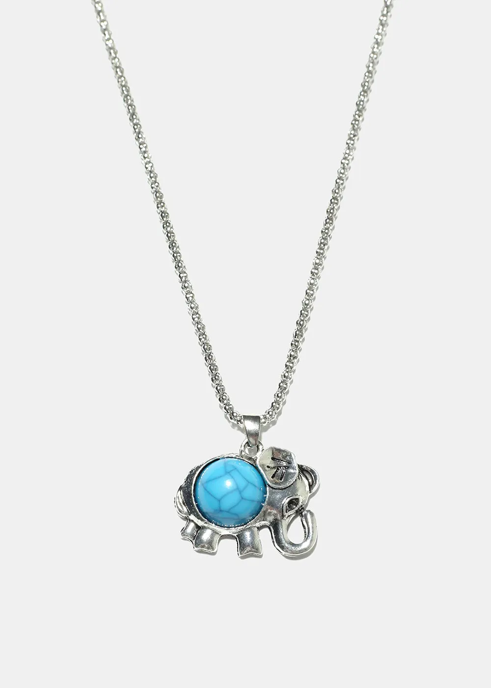 Stone Elephant Necklace