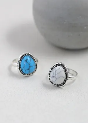 Stone Triangle Ring