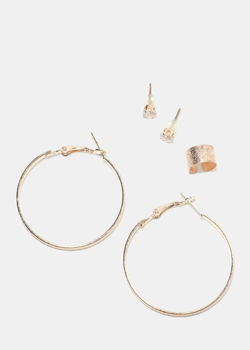 Stud, Hoop & Cuff Earrings