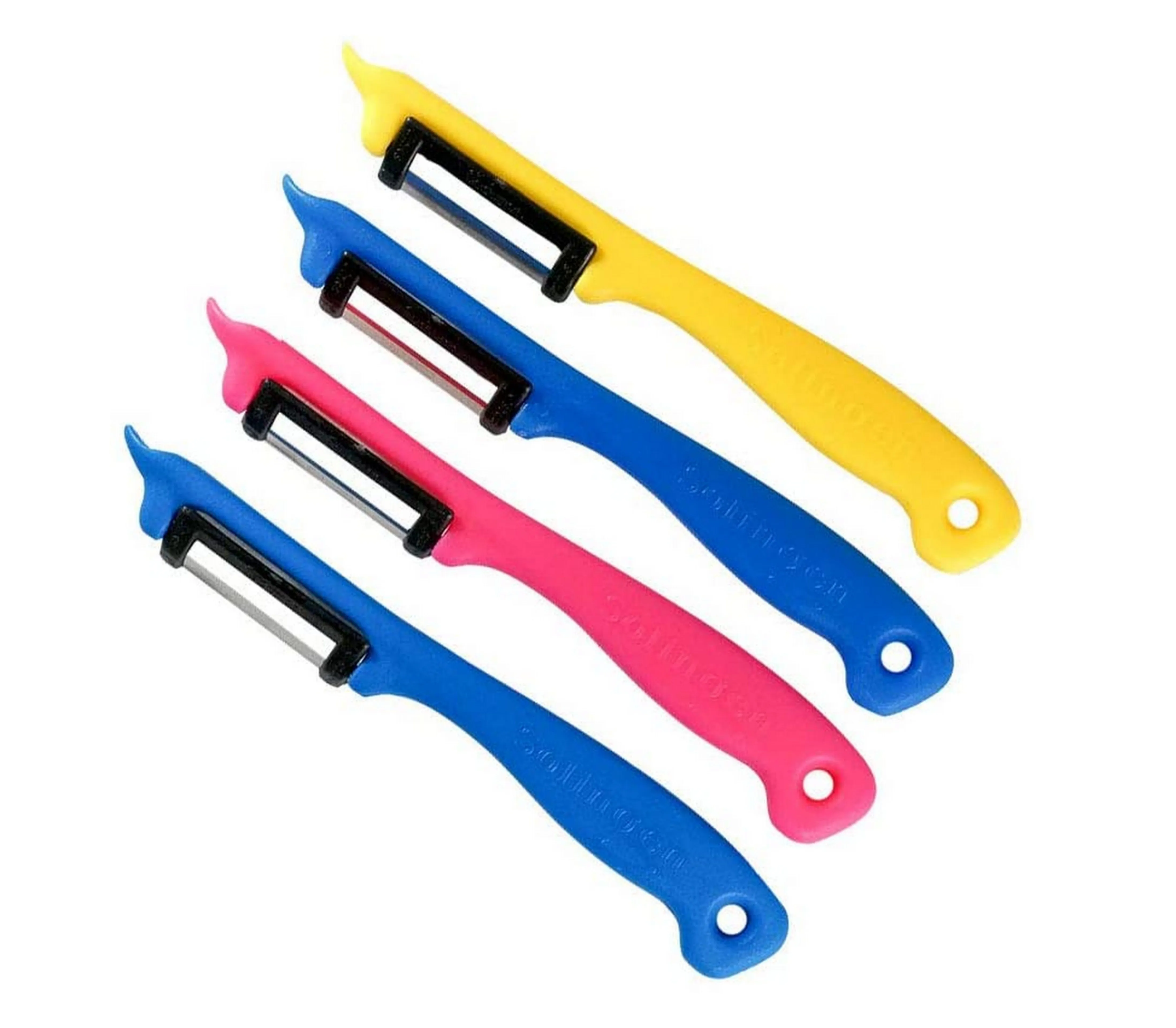 Sword & Crown Vegetable/Fruit Peeler, Made from Stainless Steel w/Ergonomic Handle 4pc