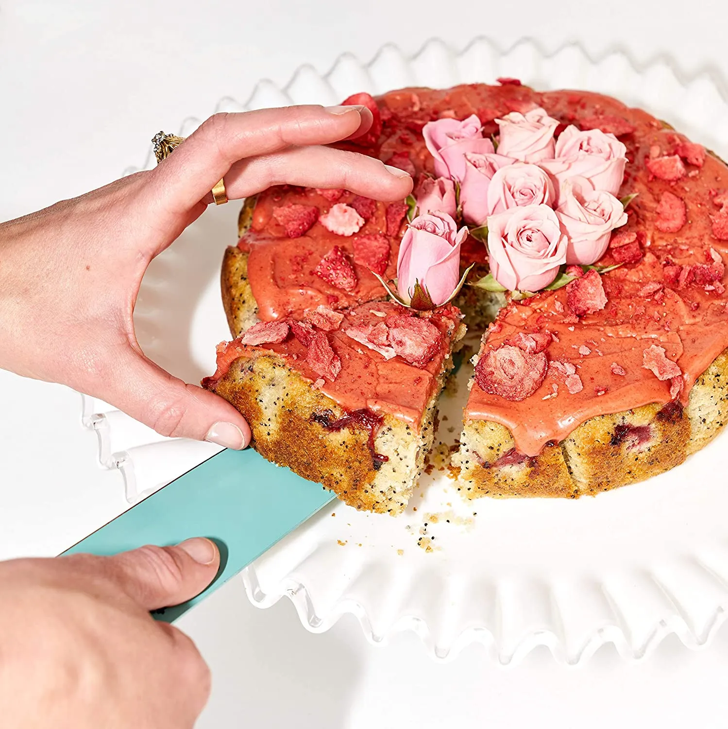 The Caker Lemon Strawberry Poppy Seed Cake Kit