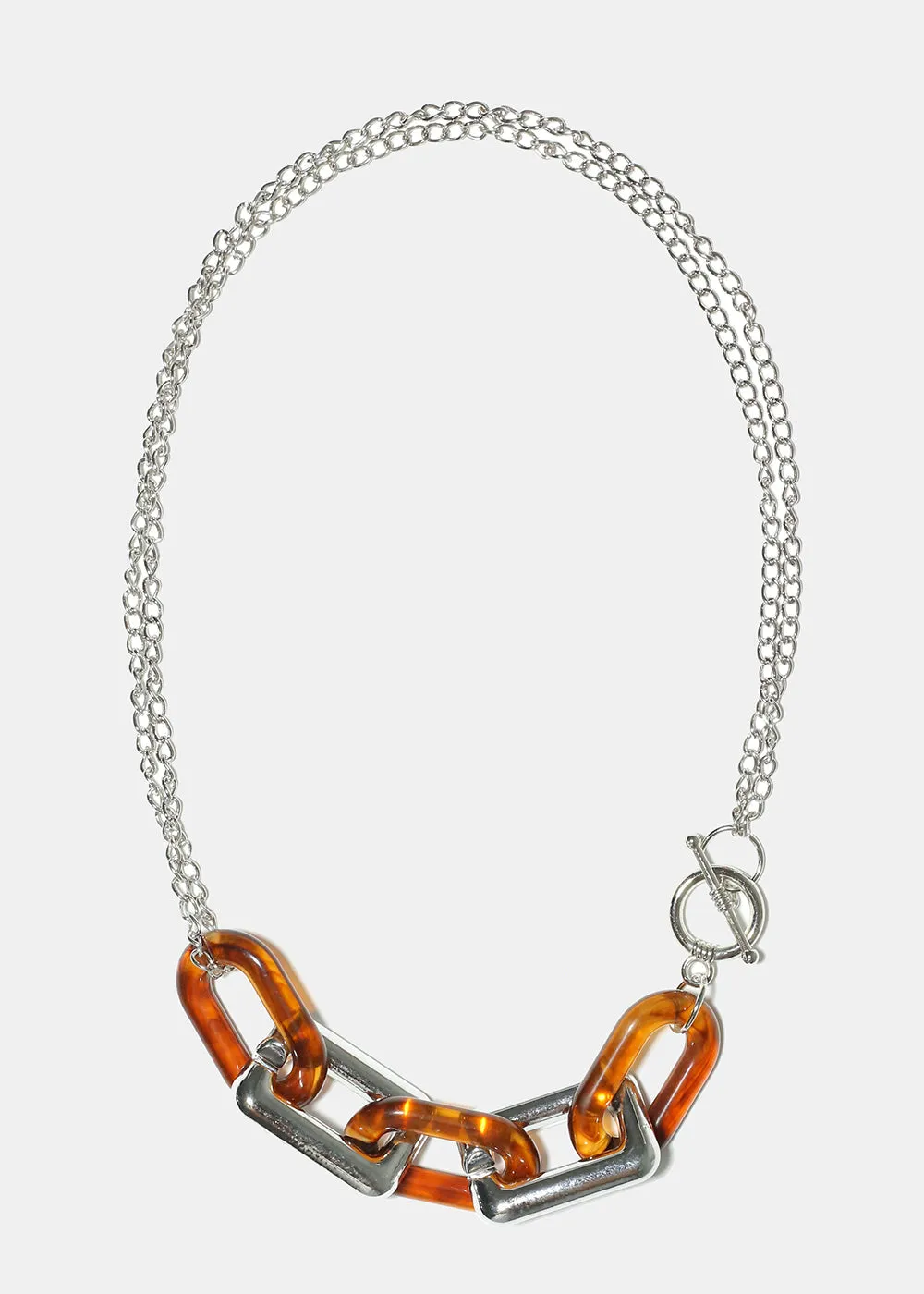 Tortoise Linked Necklace