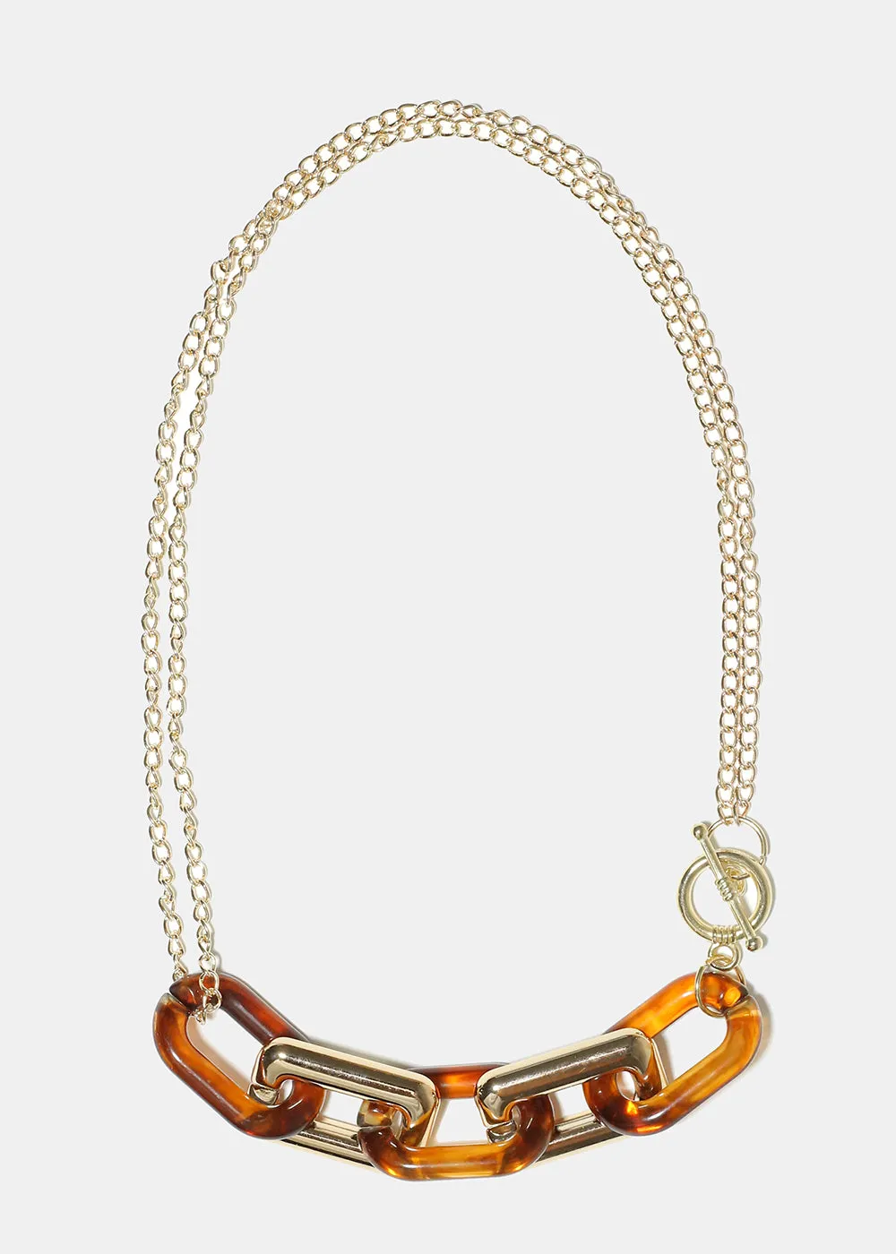 Tortoise Linked Necklace