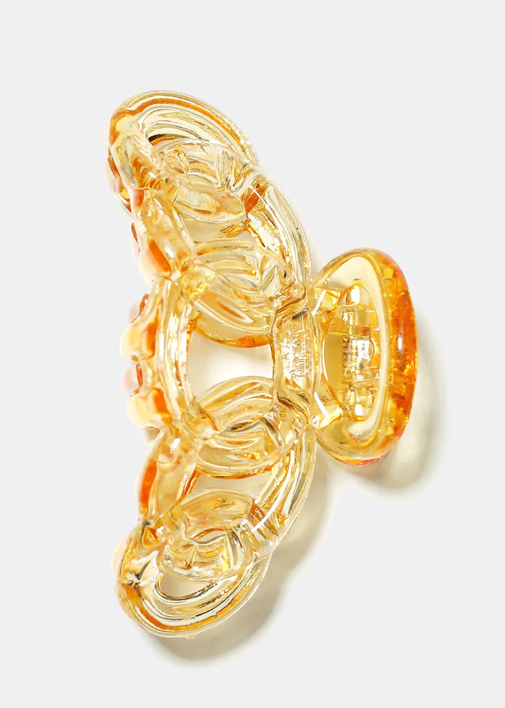Transparent Linked Circle Jaw Clip