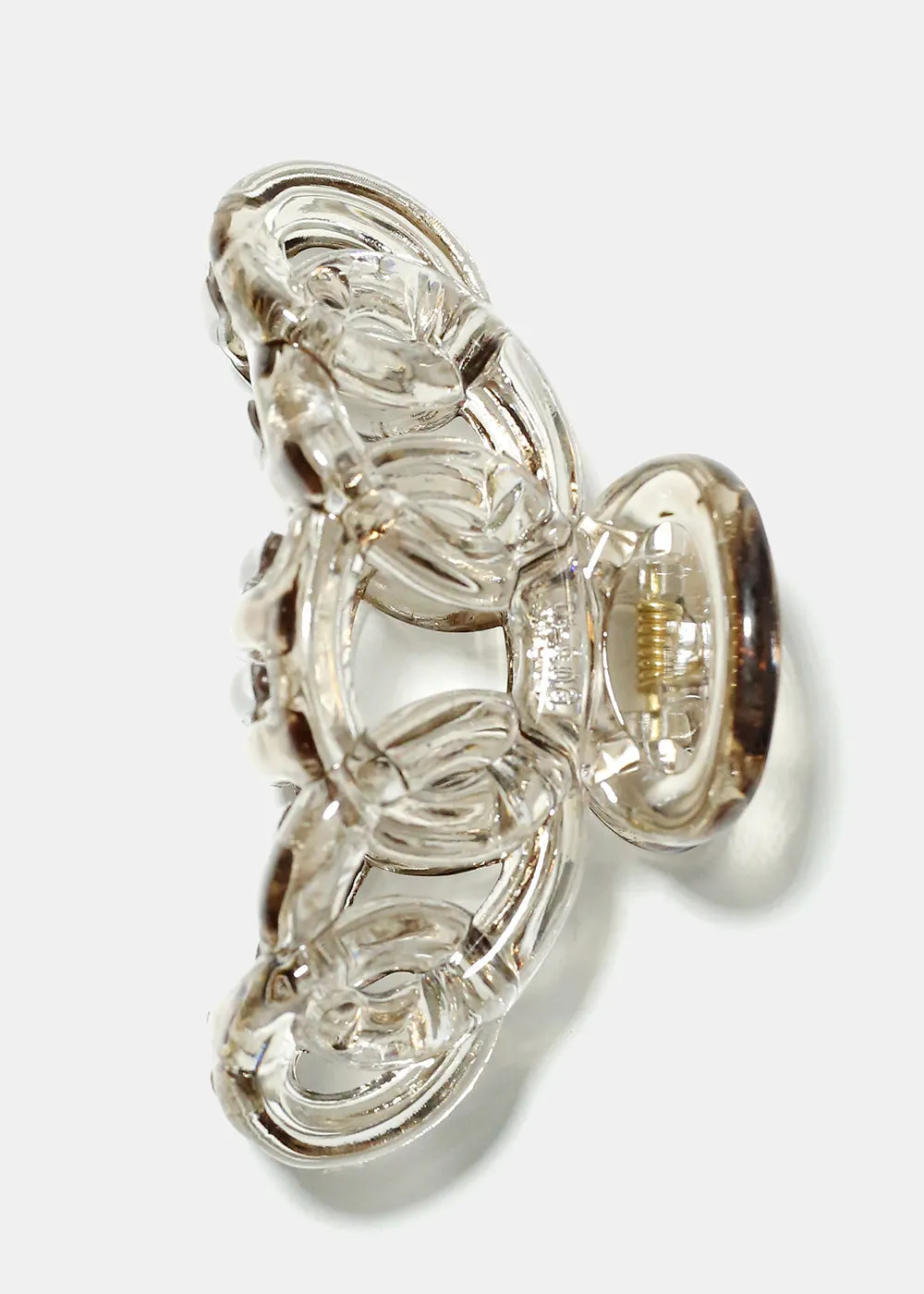 Transparent Linked Circle Jaw Clip
