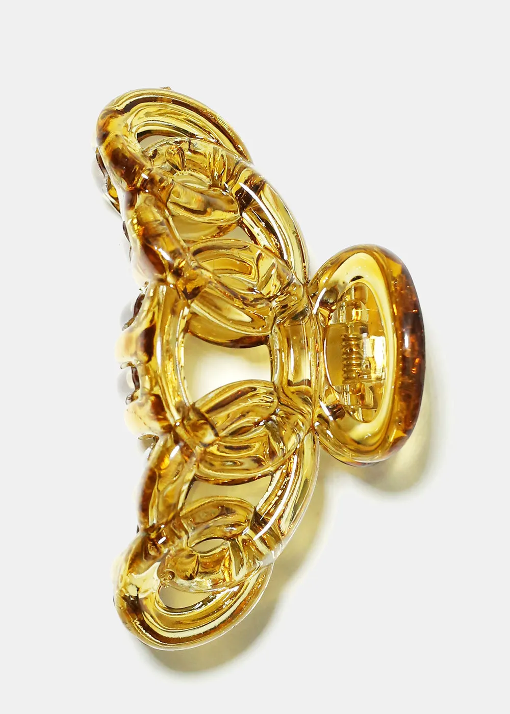 Transparent Linked Circle Jaw Clip