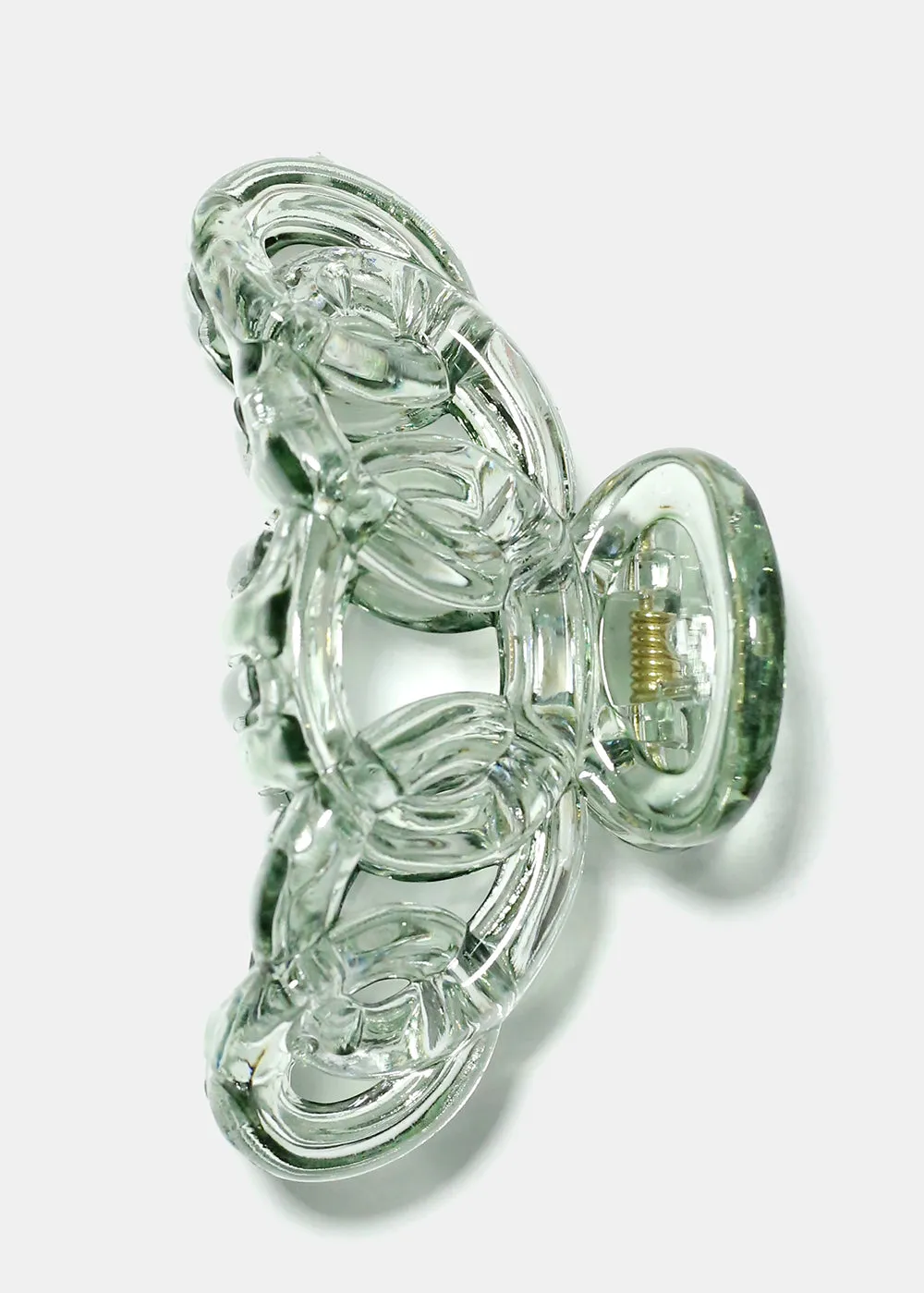 Transparent Linked Circle Jaw Clip