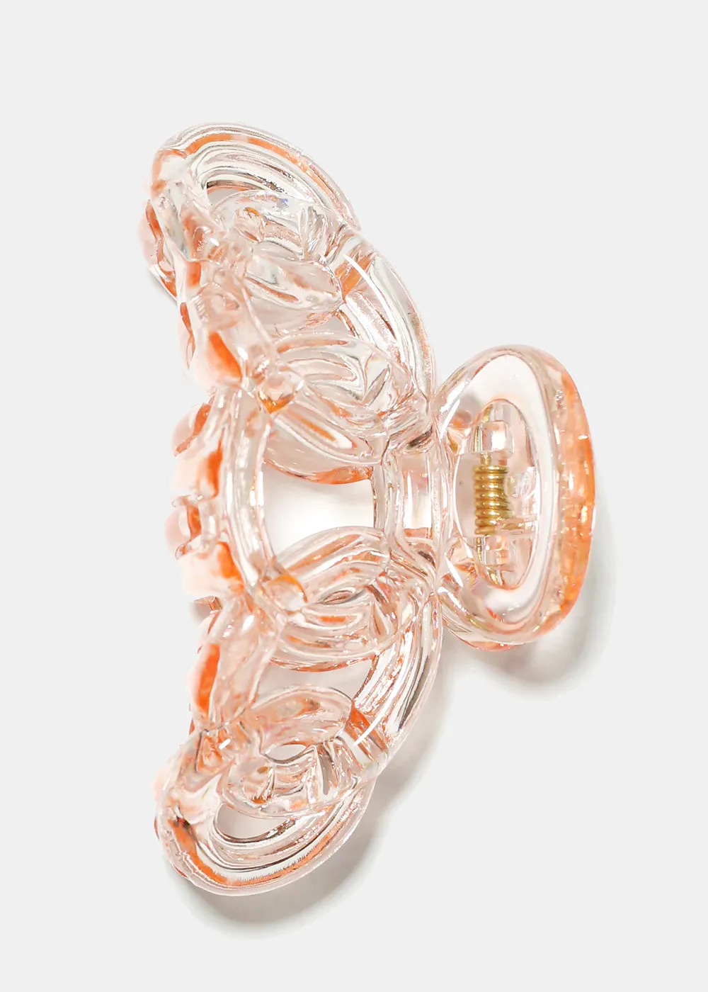 Transparent Linked Circle Jaw Clip
