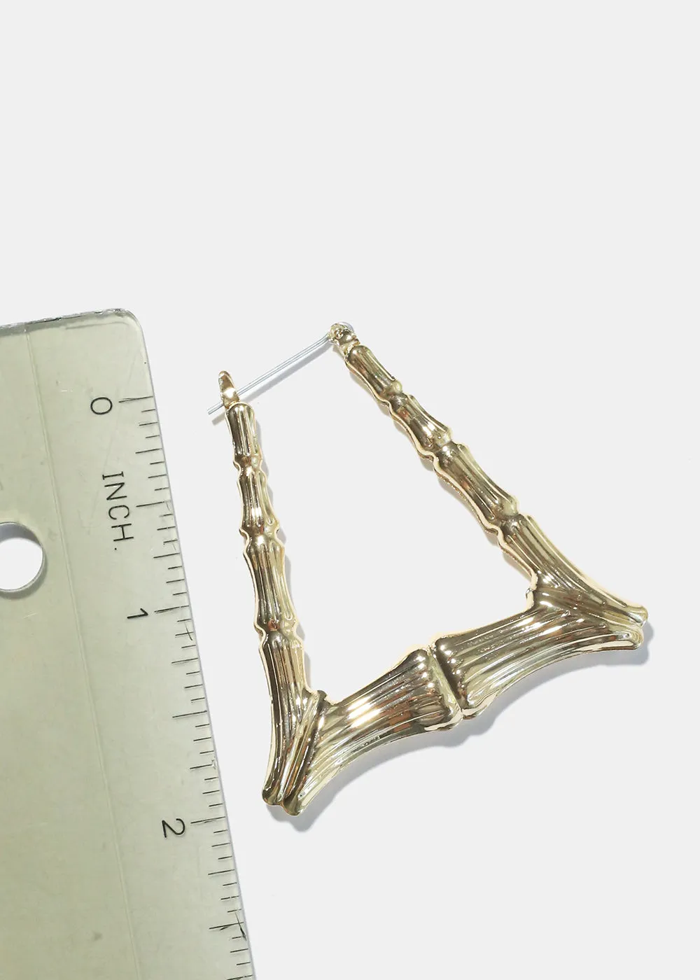 Triangle Bamboo Earrings