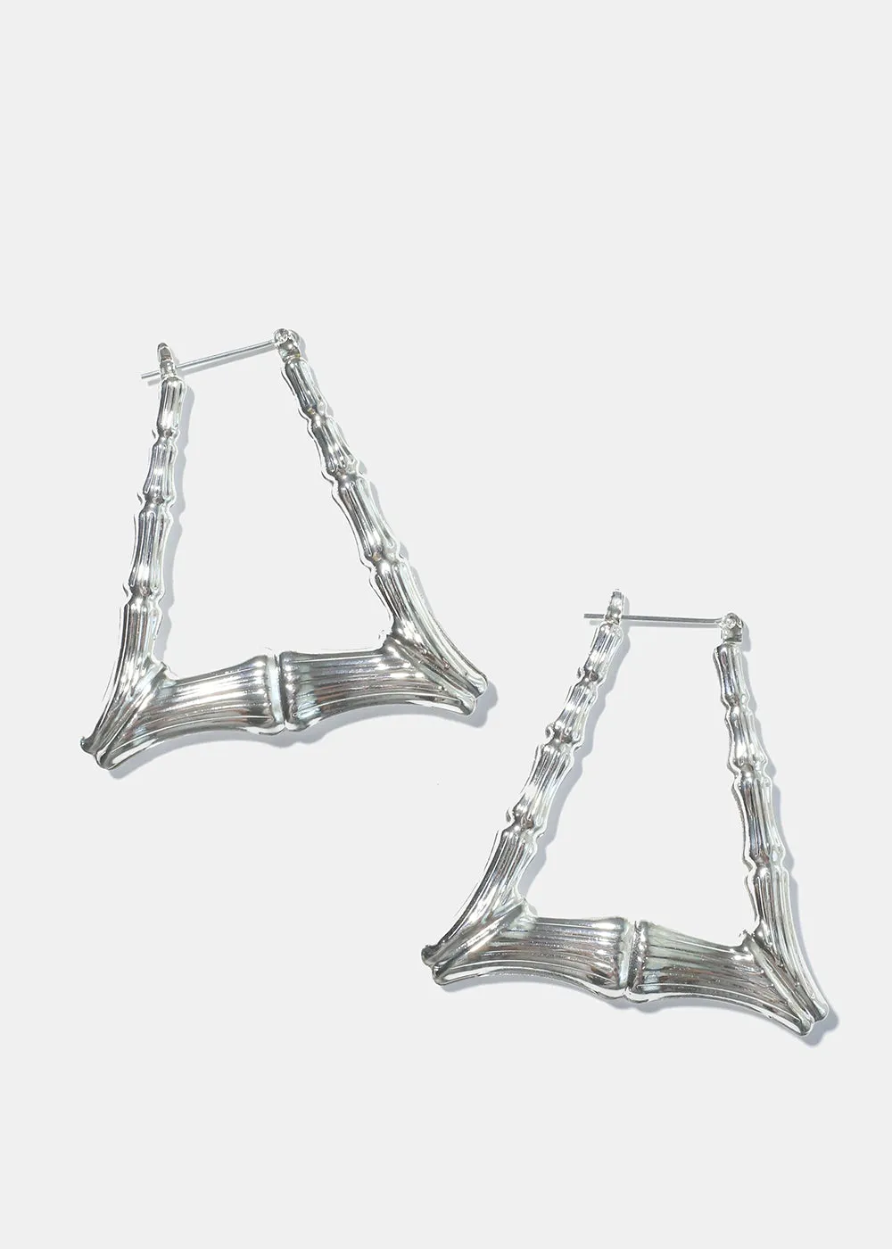 Triangle Bamboo Earrings