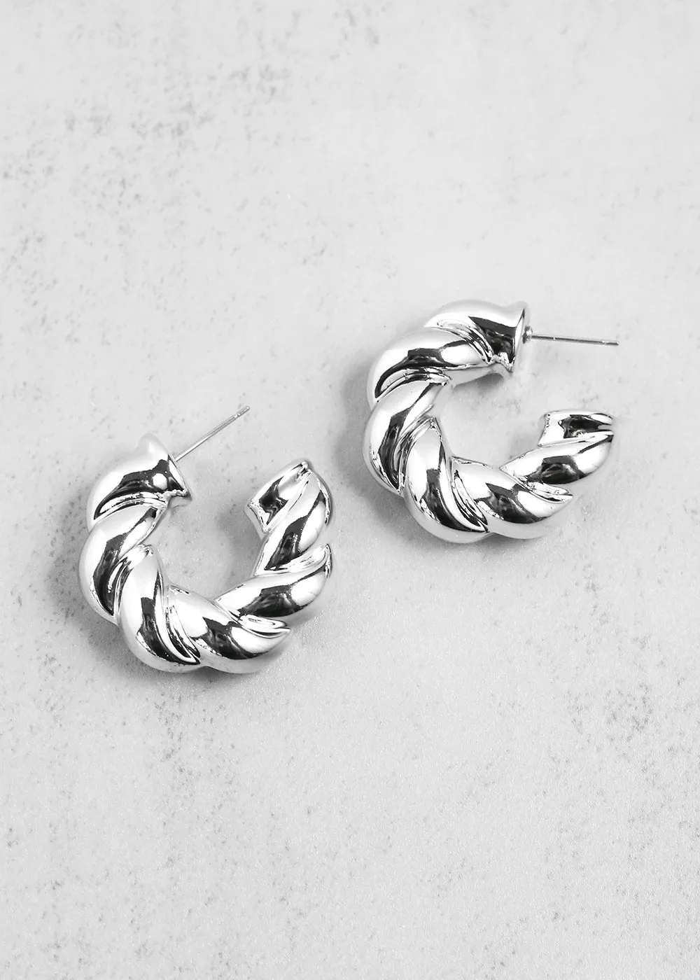 Twisted Open Hoops