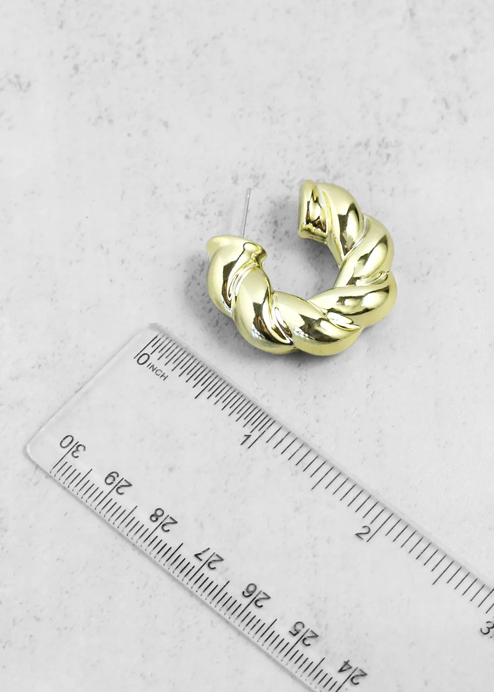 Twisted Open Hoops