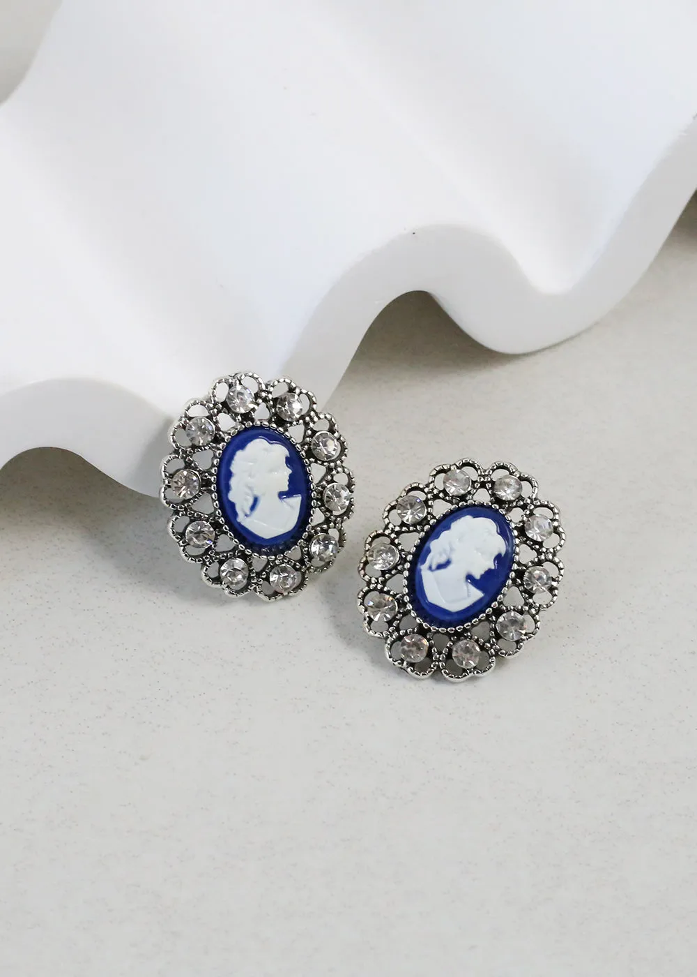 Vintage-Inspired Cameo Earrings