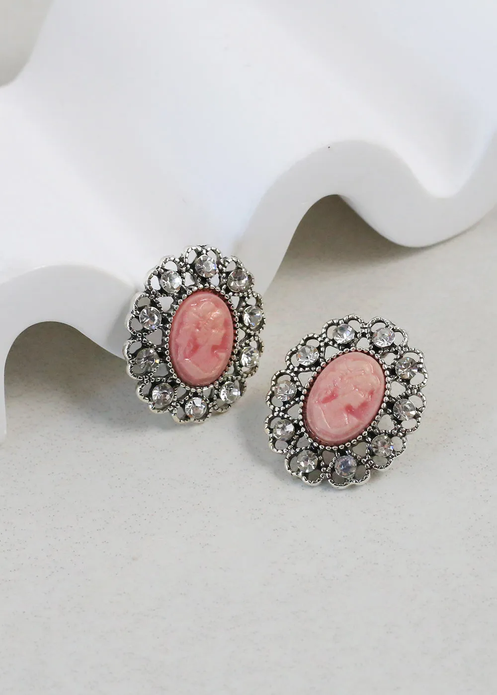 Vintage-Inspired Cameo Earrings