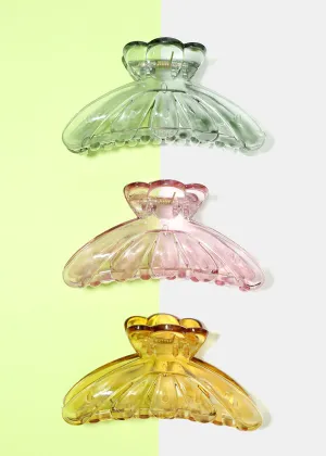 Vintage Transparent Jaw Clip