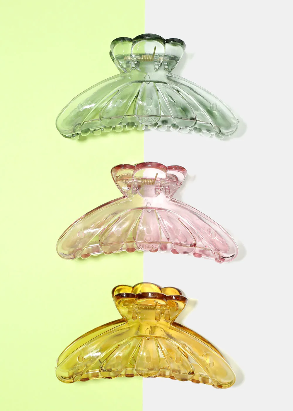 Vintage Transparent Jaw Clip