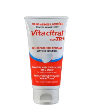 Vita Citral Soin TR  Soothing Repair Gel - Intense Soothing and Softening Gel for Hands. Take Care of Damaged or Chapped Hands, Reduce Calluses, Helps Repair Skin, Protects and Cleanses (75ml)