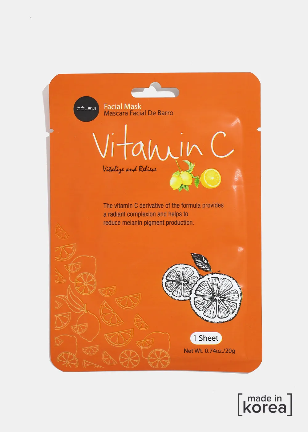 Vitamin C Facial Sheet Mask