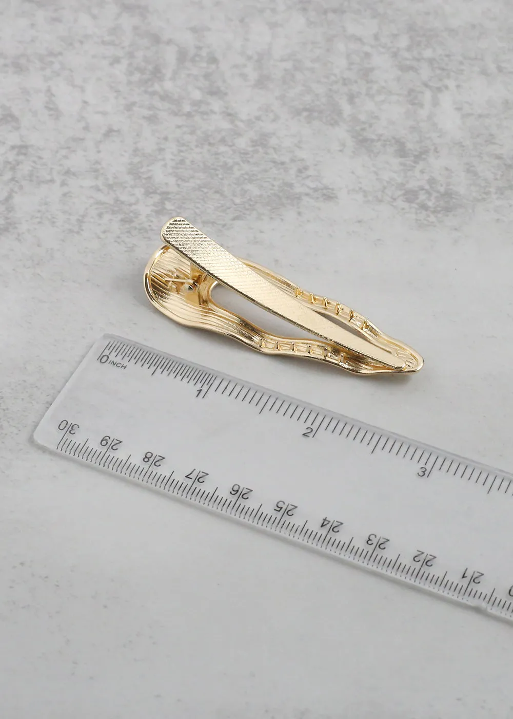 Wave Metal Hair Clips