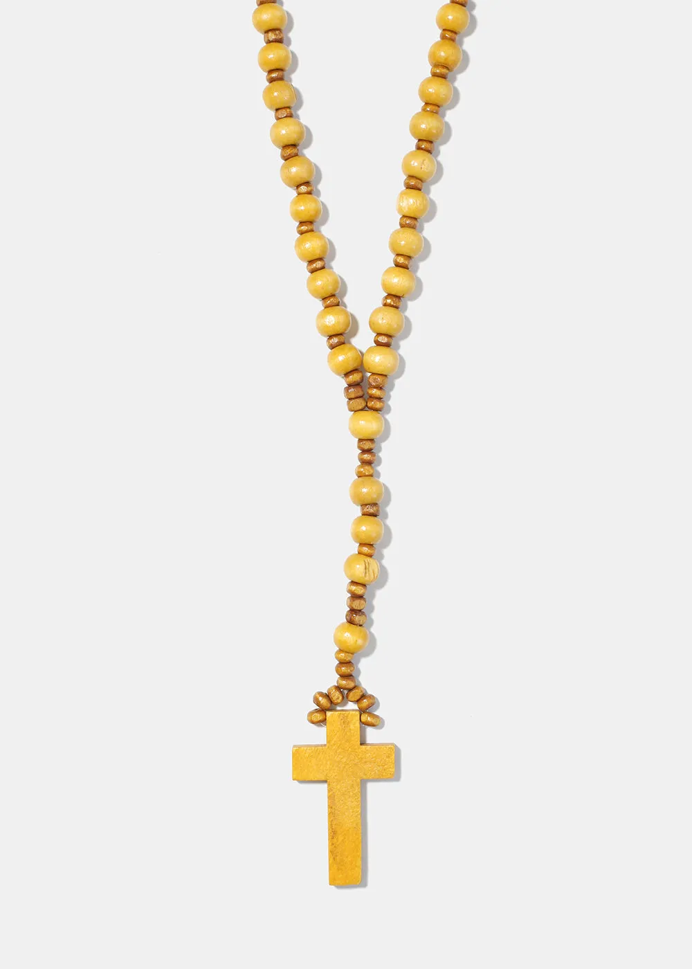 Wooden Bead Rosary